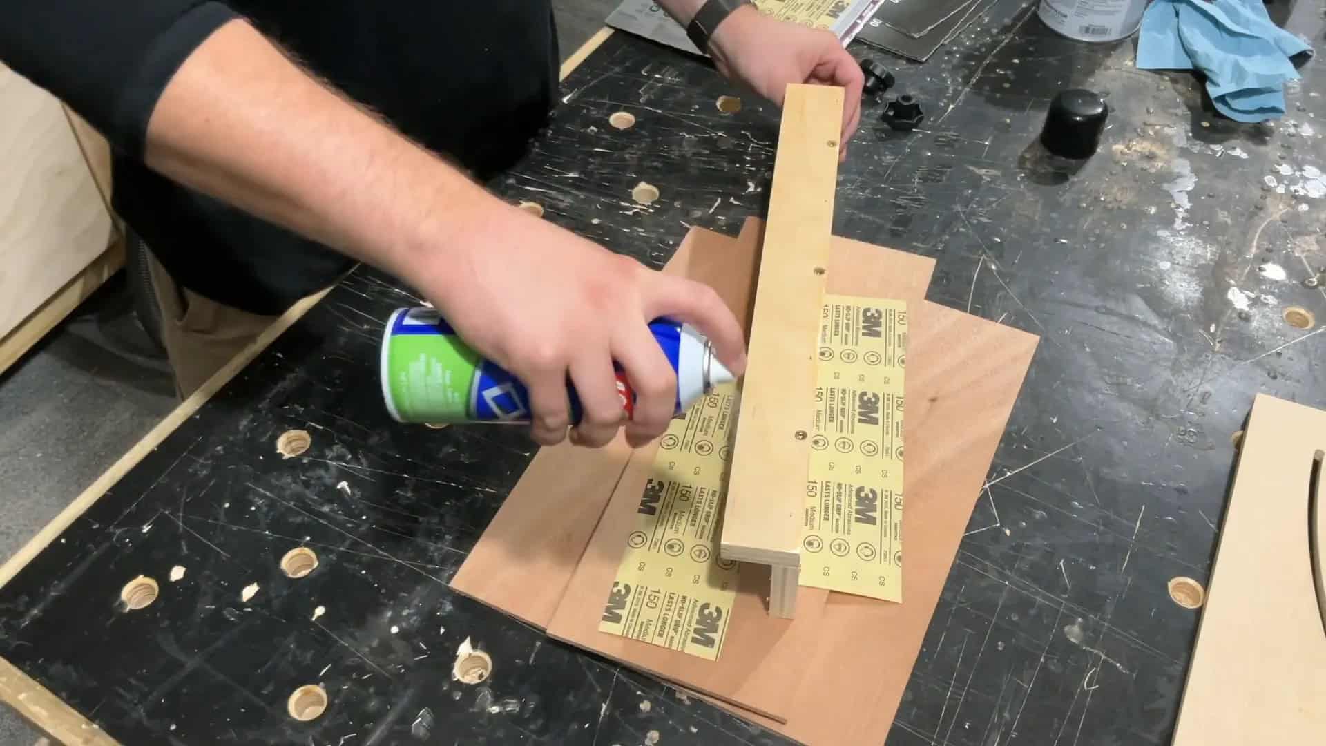 Adding sandpaper to the fence for grip